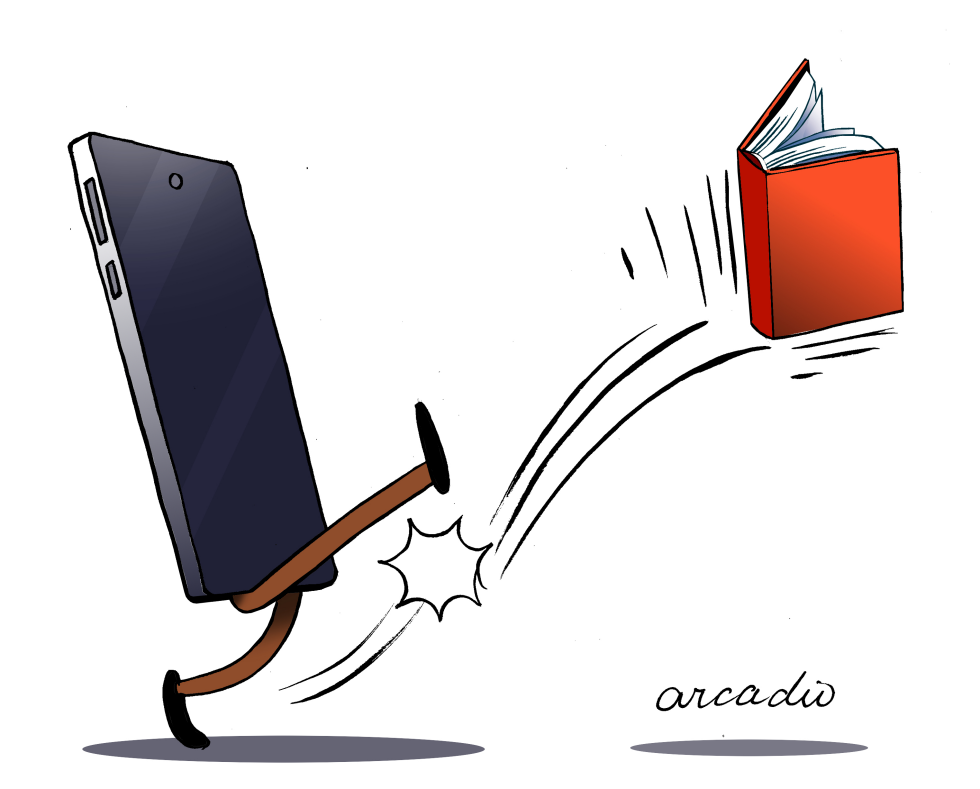 Cellphone vrs Book