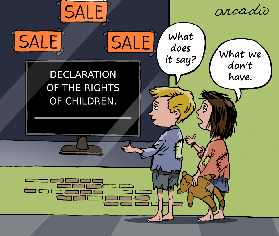  DECLARATION OF THE RIGHTS OF CHILDREN by Arcadio Esquivel