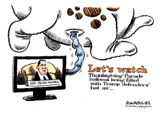THANKSGIVING PARADE BALLOONS by Jimmy Margulies