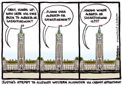 JUSTIN NEW CABINET APPOINTMENTS by Ingrid Rice