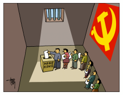 HONGKONG ELECTIONS by Arend van Dam