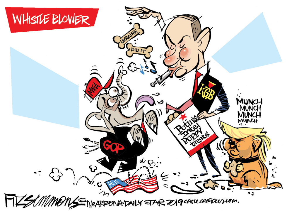  PUTIN'S PUPS by David Fitzsimmons