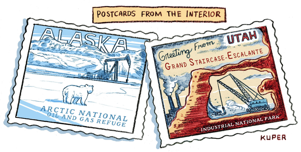  POSTCARDS FROM THE INTERIOR by Peter Kuper