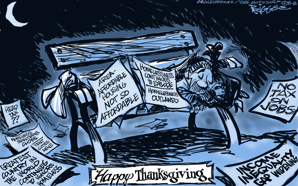  HAPPY THANKSGIVING by Milt Priggee