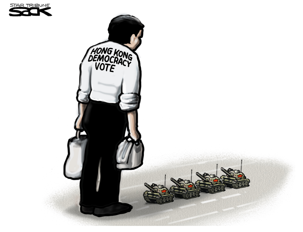  HONG KONG VOTE by Steve Sack