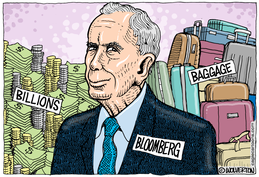  BLOOMBERG BILLIONS AND BAGGAGE by Monte Wolverton