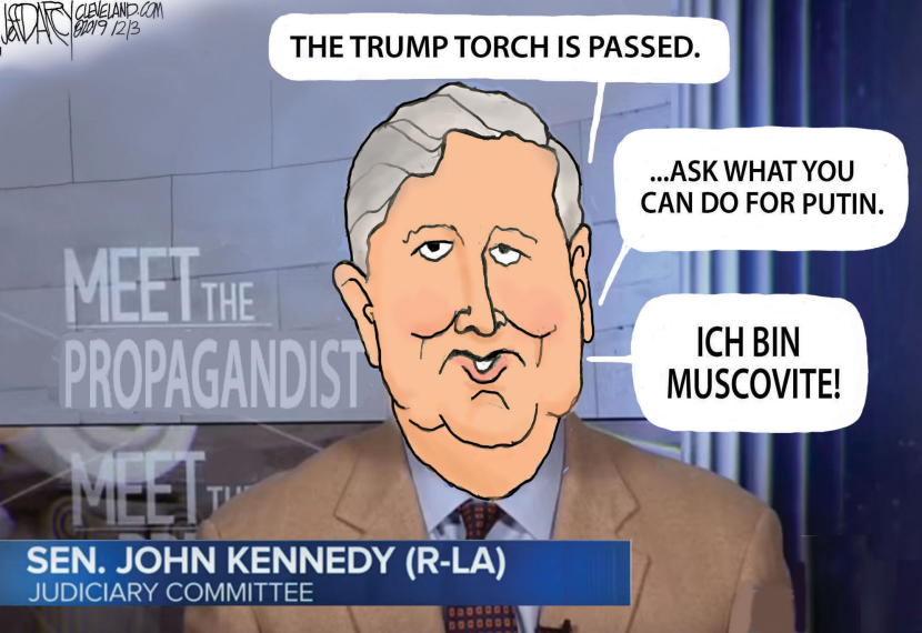 Kennedy Echoes Putin Propaganda