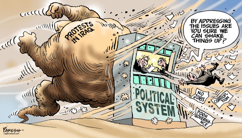  PROTESTS IN IRAQ by Paresh Nath