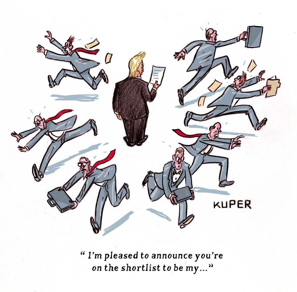  TRUMP SHORT LIST by Peter Kuper