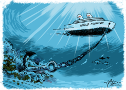 TARIFFS TROUBLE by Guy Parsons