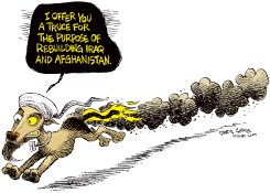 OSAMA THE DOG  by Daryl Cagle