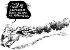 OSAMA THE DOG by Daryl Cagle