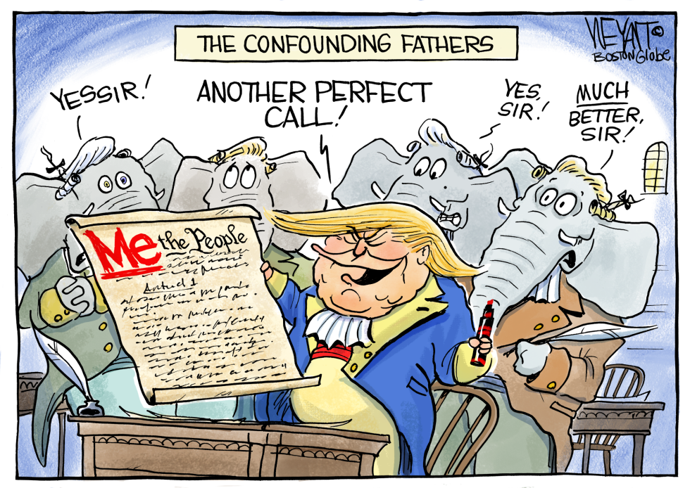  CONFOUNDING FATHERS by Christopher Weyant