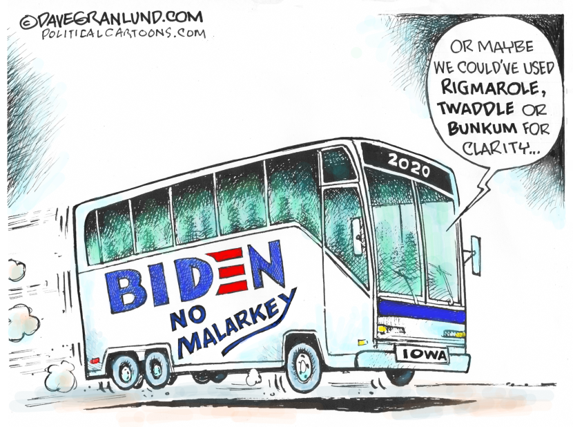 Joe Biden No Malarkey by Dave Granlund