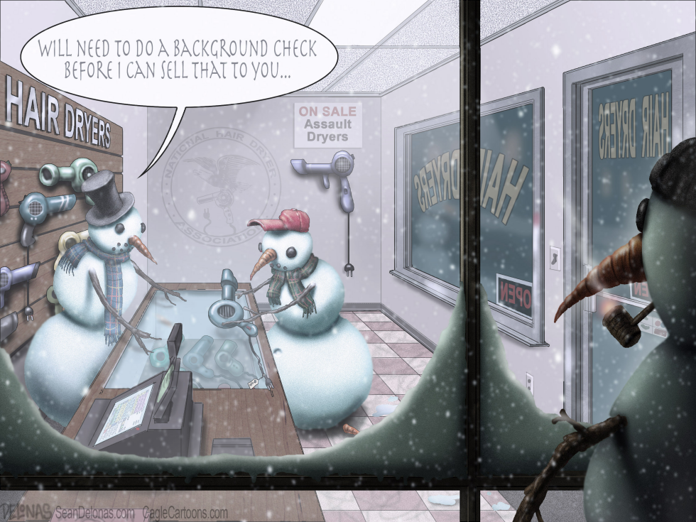 Snowman Hair dryer