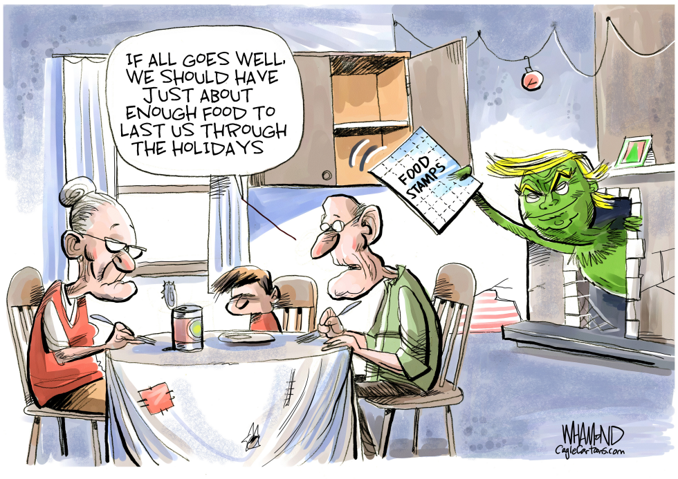  THE GRINCH WHO STOLE FOOD STAMPS by Dave Whamond