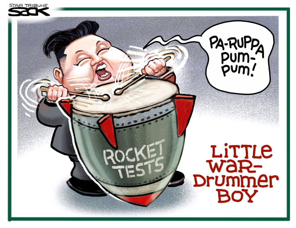  DRUMMER KIM by Steve Sack