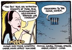 HUAWEI EXEC MENG WANZHOU by Ingrid Rice