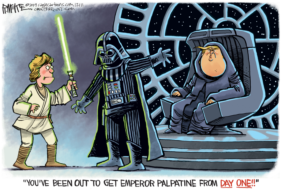  TRUMP PALPATINE by Rick McKee