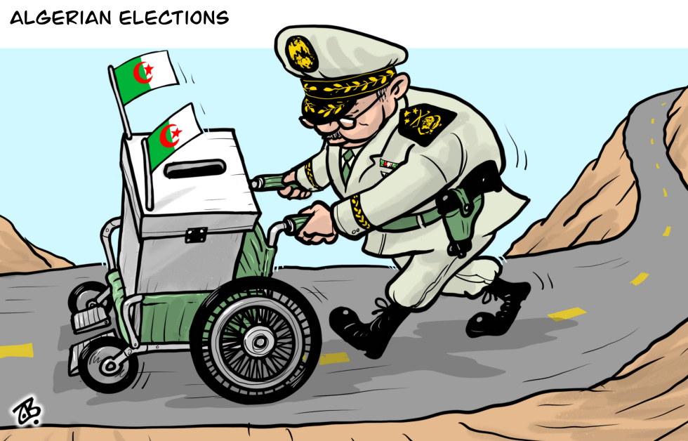  ALGERIAN ELECTIONS by Emad Hajjaj