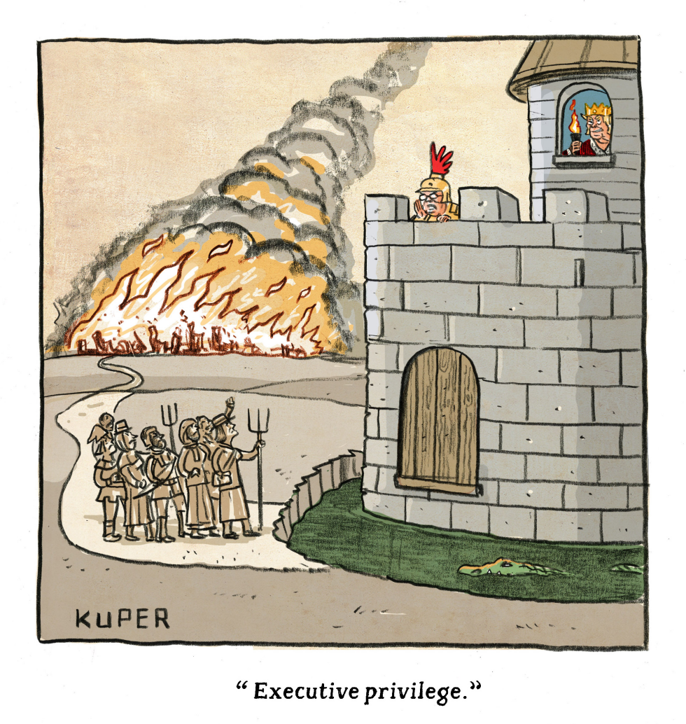  EXECUTIVE PRIVILEGE by Peter Kuper