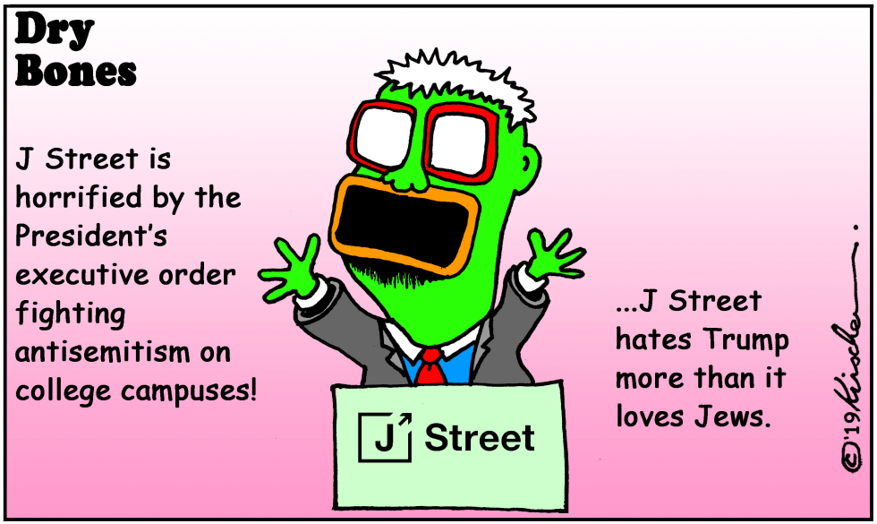 J Street Freaks Out