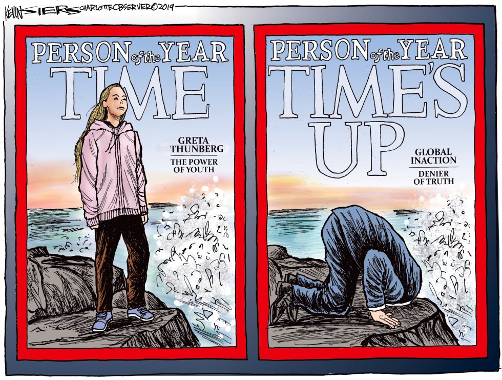  TIME'S PERSON OF THE YEAR by Kevin Siers