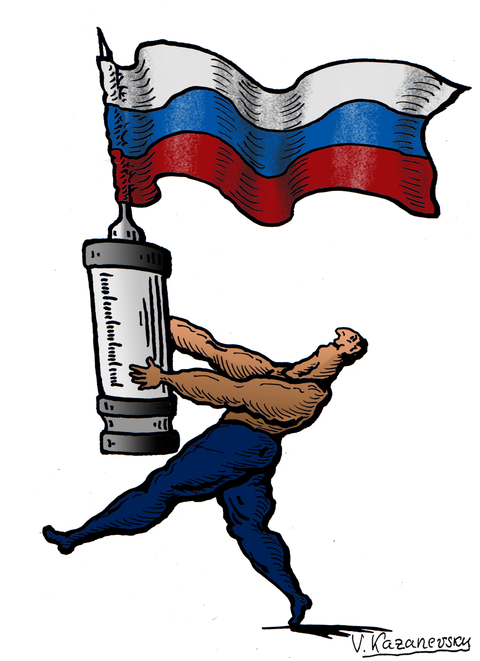 Drug scandal in Russian sports