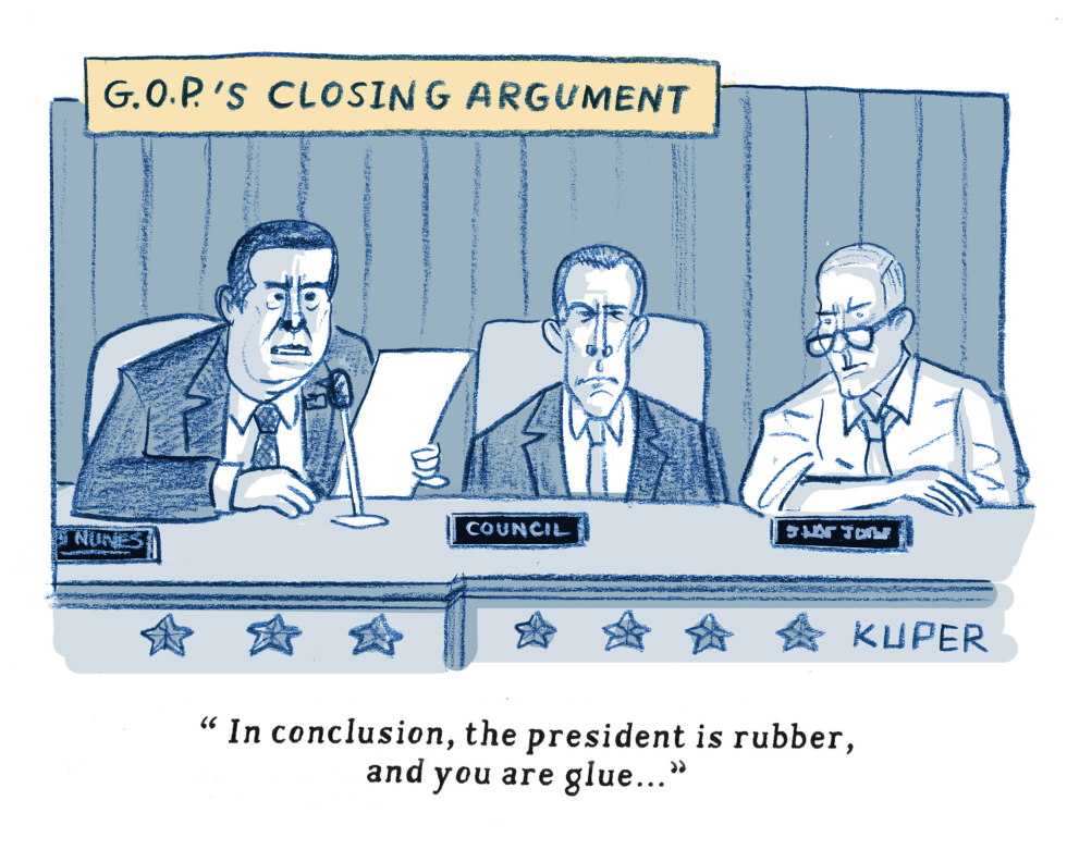 GOP'S CLOSING ARGUMENT by Peter Kuper