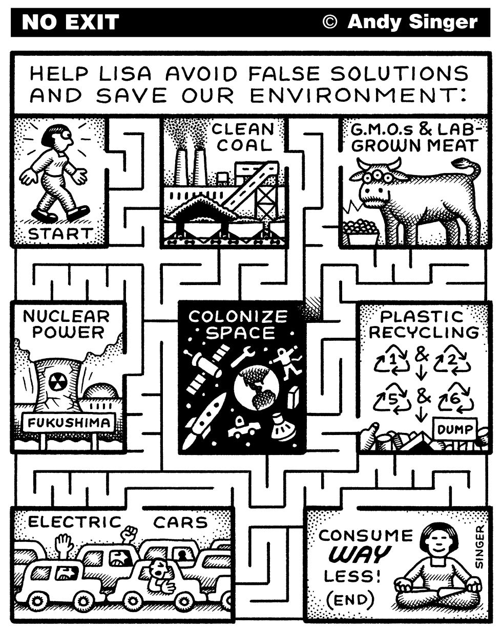 Environmental Technofix Maze