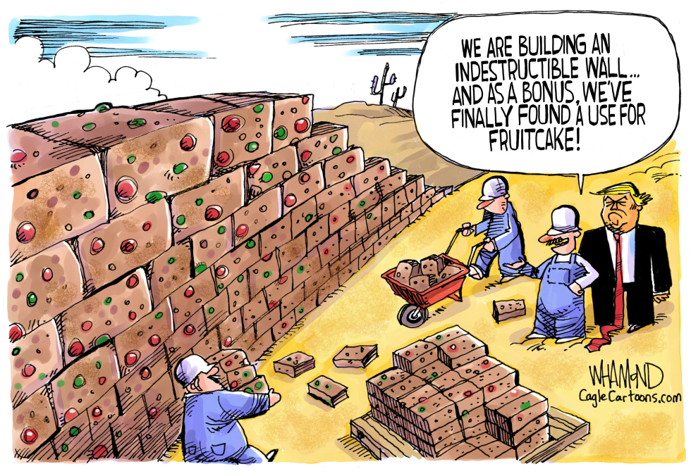Build the Fruitcake wall