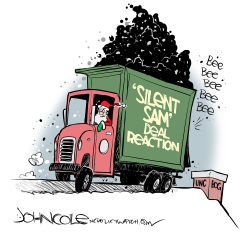 LOCAL NC SILENT SAM DEAL REACTION by John Cole