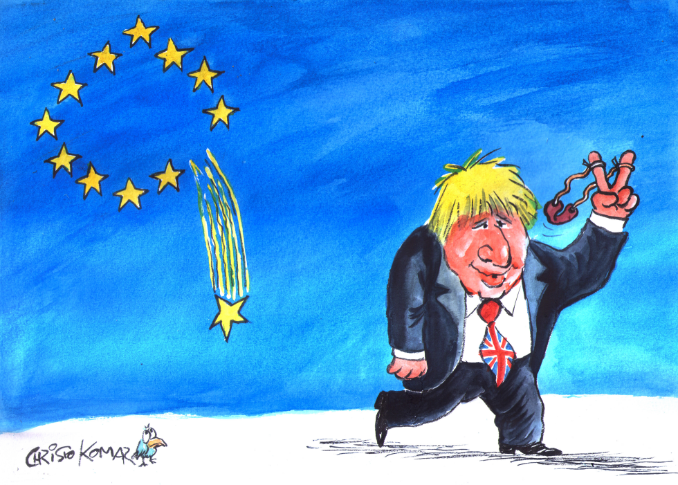  A SHOOTING STAR - BORIS JOHNSON by Christo Komarnitski