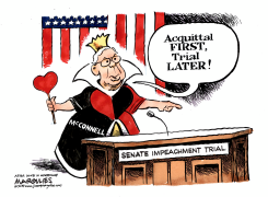 SENATE IMPEACHMENT TRIAL by Jimmy Margulies