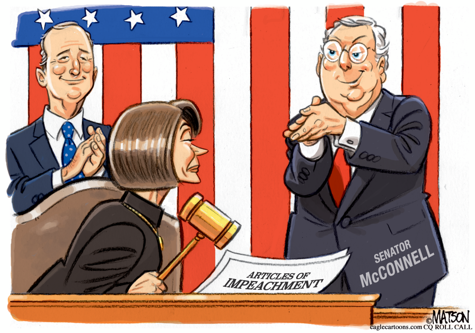 Senator McConnell Impeachment Clap Back