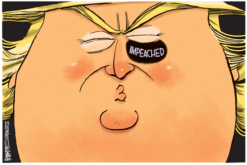  TRUMP IMPEACHED by Rick McKee