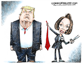Trump impeachment and Pelosi by Dave Granlund