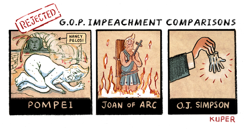 GOP's rejected Impeachment Comparisons