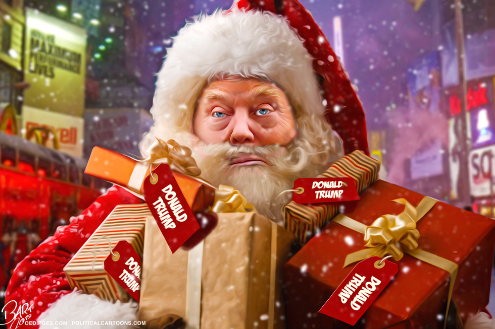  TRUMP CLAUS by Bart van Leeuwen