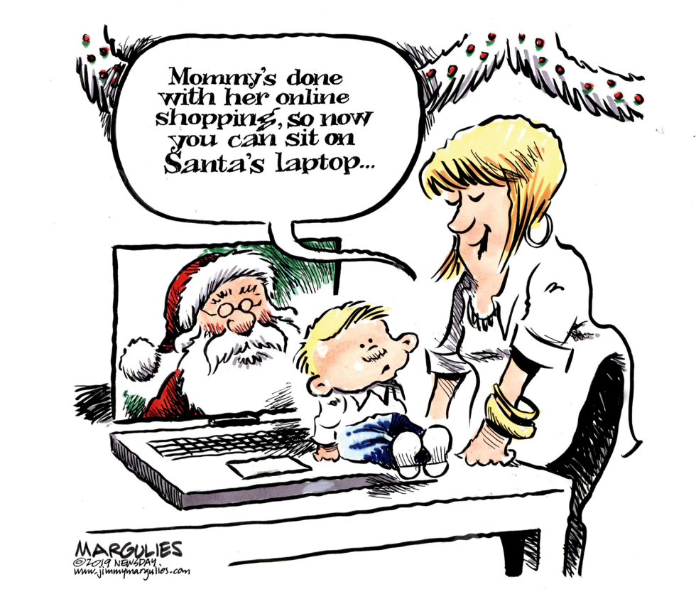 Online Christmas shopping