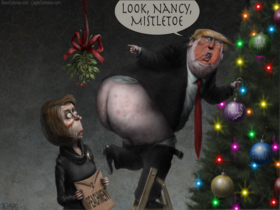 Trump Mistletoe