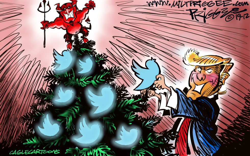  TWITTER TREE by Milt Priggee