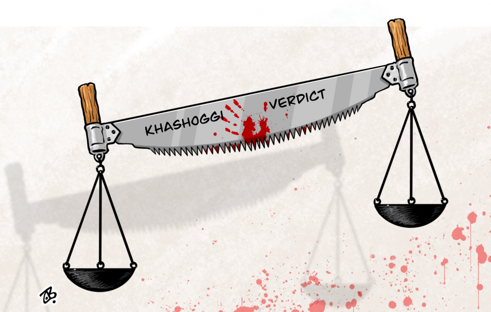  KHASHOGGI VERDICT by Emad Hajjaj