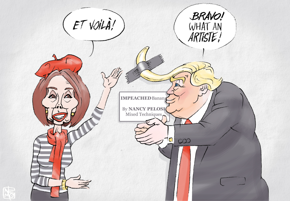 Impeached Banana Art
