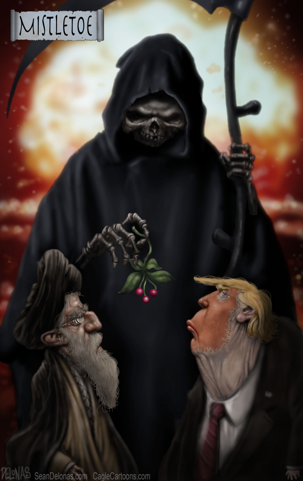 Iran Trump Mistletoe