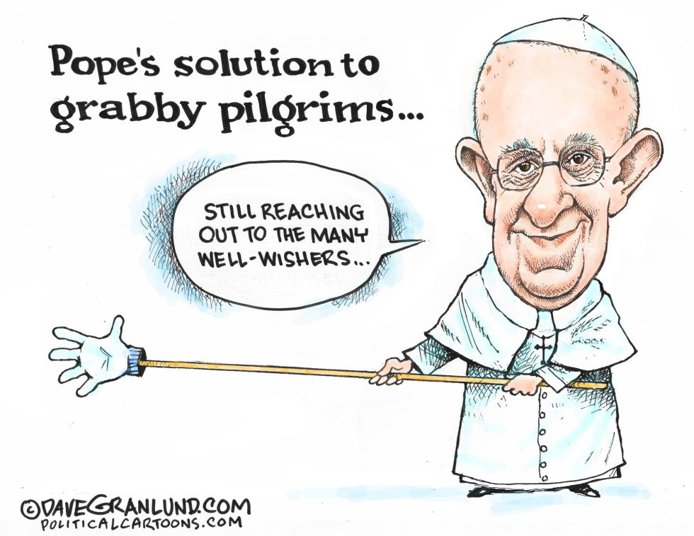 Pope slaps grabby pilgrim