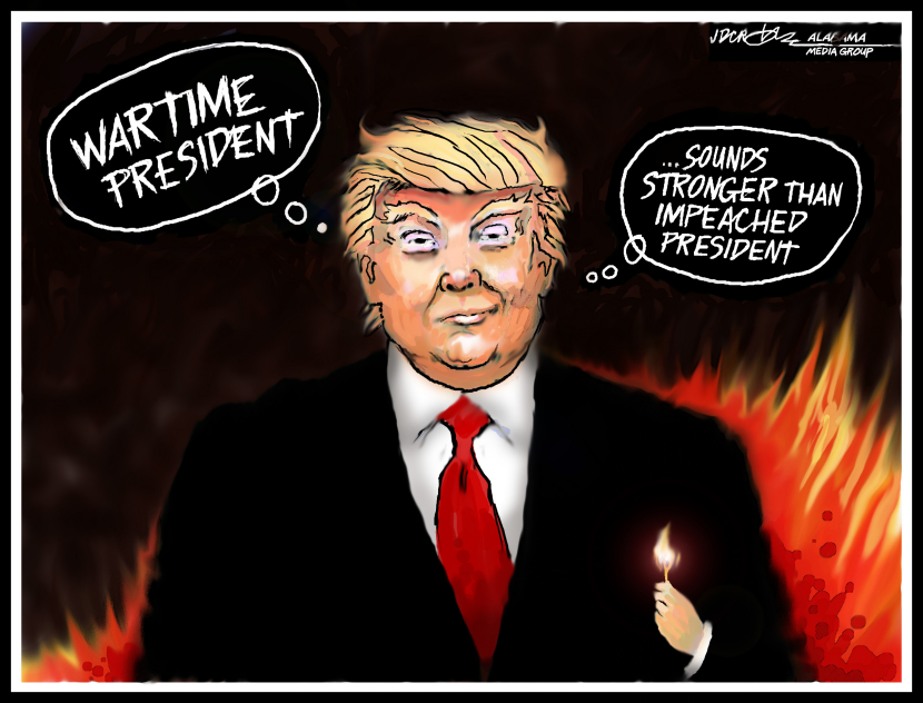 Wartime Trump