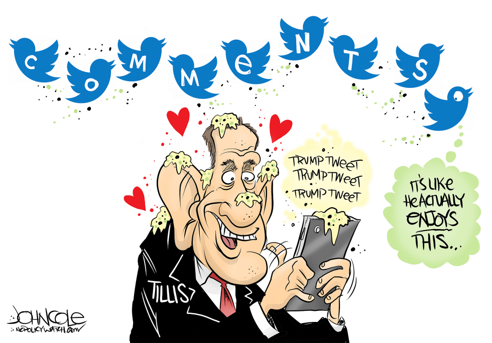  LOCAL NC THOM TILLIS TWITTER LOVE by John Cole