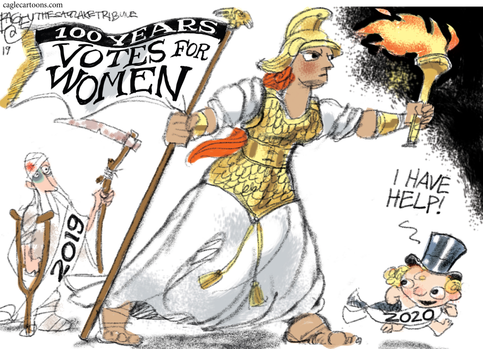  NEW YEAR WOMEN by Pat Bagley