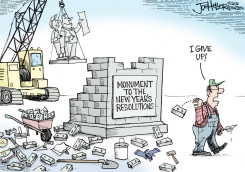 RESOLUTIONS by Joe Heller